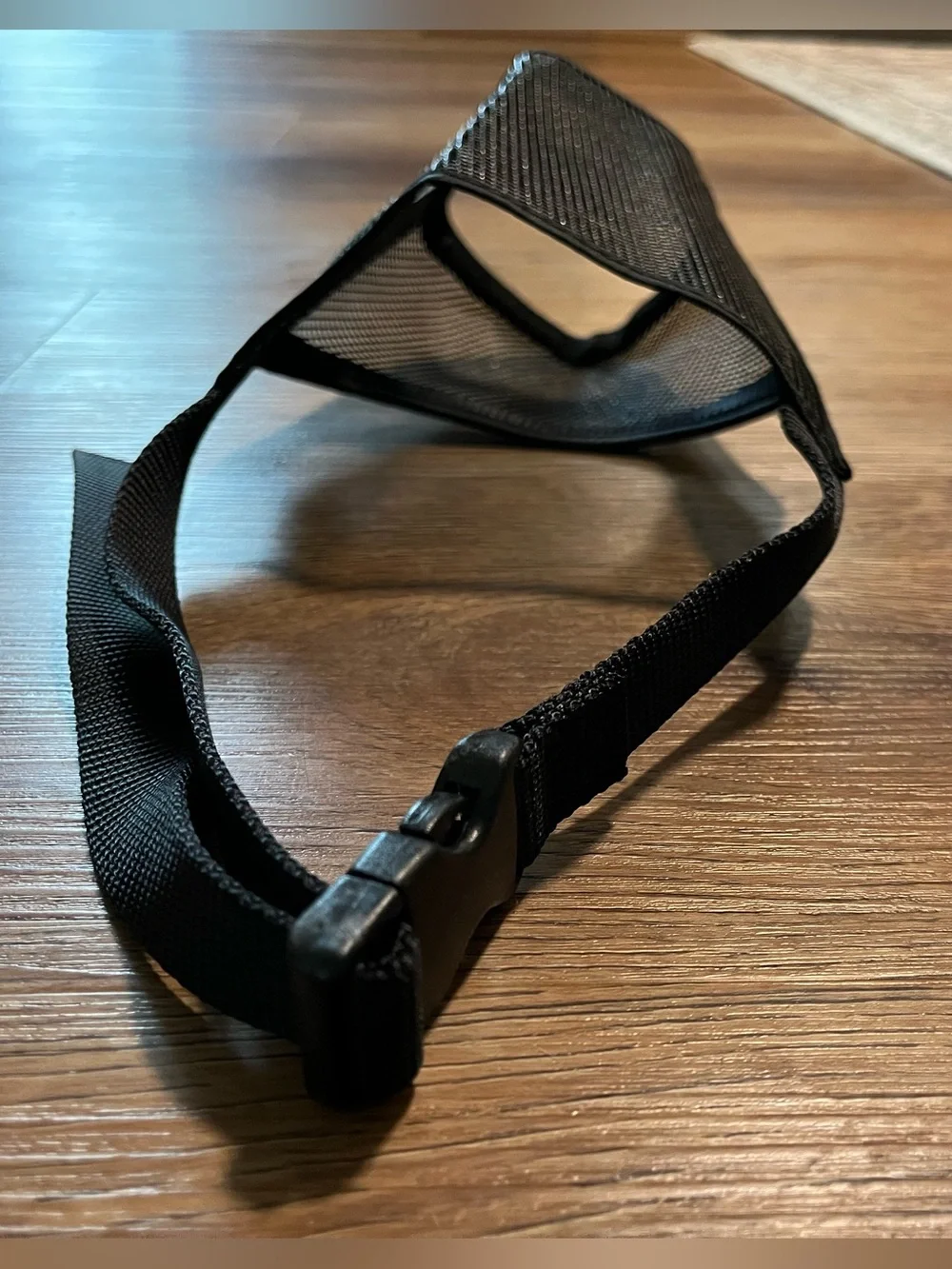 Adjustable Mesh Dog Muzzle, Black, Size 7
